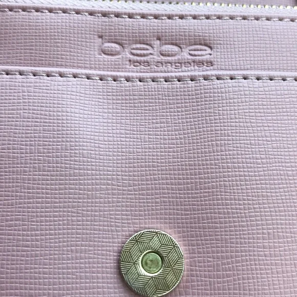 Bebe mauve crossbody with gold & mauve chain - Picture 5 of 14